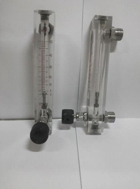 Acrylic Body Rotameter for Nitrogen gas in 0-50 LPM